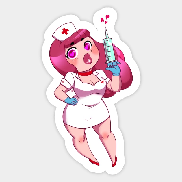 Spooky Nurse Sticker by RileyOMalley